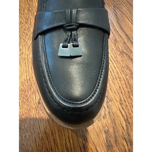 Clarks Collection Westlynn Bella Black Leather Loafers - 8W Classic Style - Picture 9 of 11